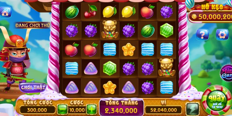 Thử vận may cùng nổ hũ Candy Fruit