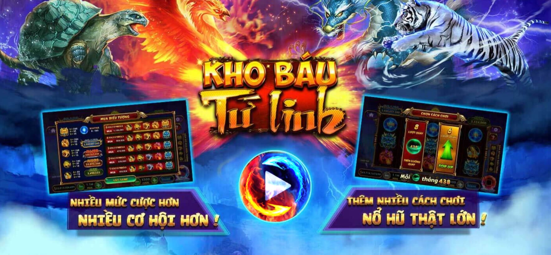 Thông tin hấp dẫn về game nổ hũ Tứ Linh